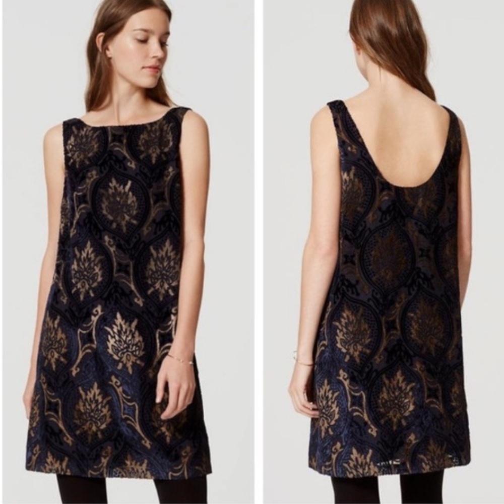 Crushed velvet dress